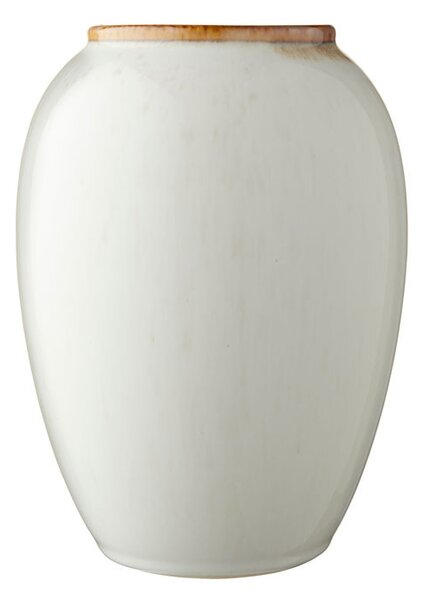 Bitz Kameninová váza 20 cm Cream