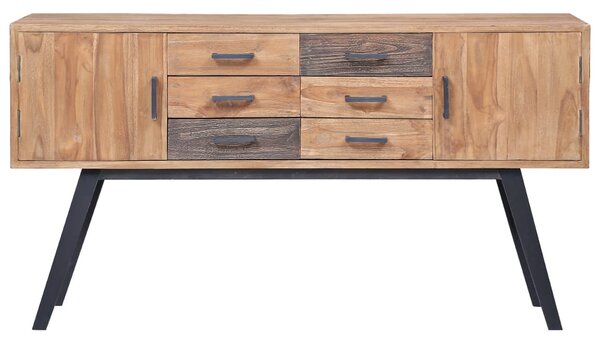 VodaXL Odkládací skříňka 140 x 30 x 75 cm masivní teak, 285314 HangarStore.cz