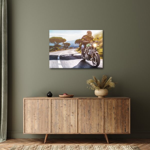 Obraz - Motorkář (70x50 cm)
