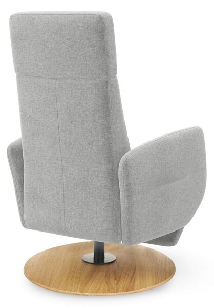 RELAXAČNÍ KŘESLO, textil, světle šedá Sit & More - Online Only křesla & taburety, Online Only
