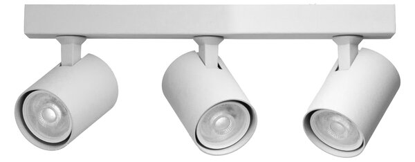 Přisazené bodové svítidlo Exo Line bílé 3x 50 W – Bílá (AZ7220)