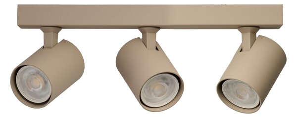 Přisazené bodové svítidlo Exo Line Beige béžové 3x 50 W – Hnědá (AZ7221)