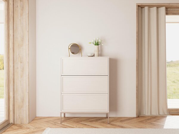 KOMODA, šedá, 80/110/40 cm MID.YOU - Komody na nožičkách, Online Only