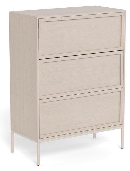 KOMODA, šedá, 80/110/40 cm MID.YOU - Komody na nožičkách, Online Only
