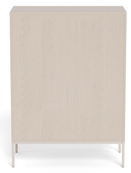 KOMODA, šedá, 80/110/40 cm MID.YOU - Komody na nožičkách, Online Only