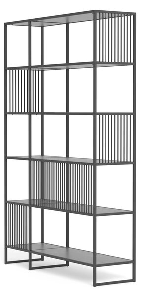 REGÁL, černá, ocel, 120/185/35 cm MID.YOU - Online Only regály & police, Online Only
