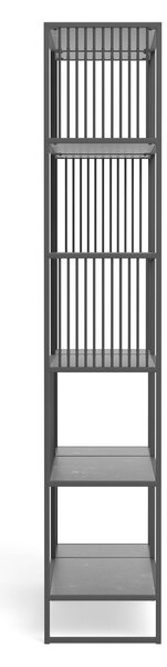 REGÁL, černá, ocel, 120/185/35 cm MID.YOU - Online Only regály & police, Online Only