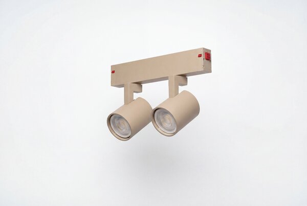 Kolejnicové svítidlo Beta Gary 230v Gu10 Beige béžové 14 W – Hnědá