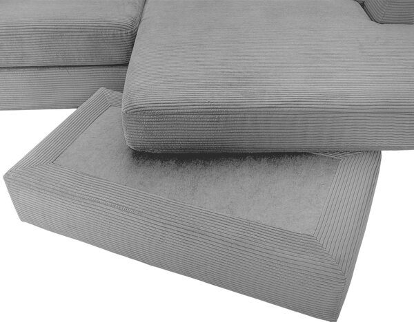 ROHOVÁ SEDAČKA, textil, antracitová Carryhome - Sedací soupravy, Online Only