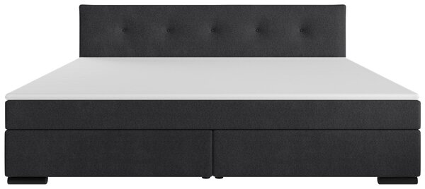 POSTEL BOXSPRING, 240/200 cm, antracitová P & B - Manželské postele, Online Only