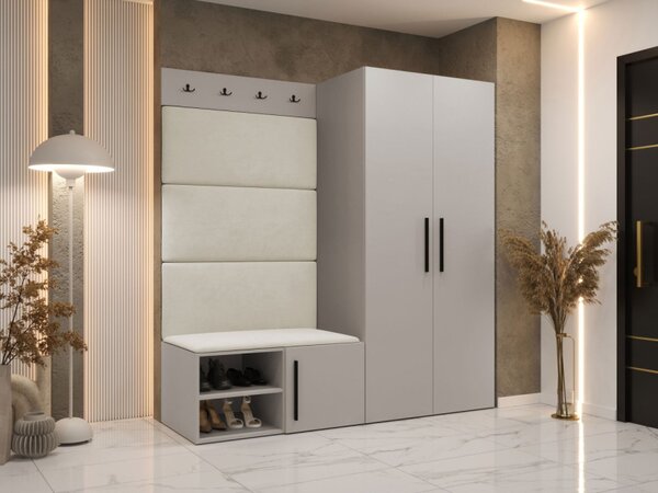 Předsíňová sestava Hekurt I, Barva: kašmír, Barva látek:: Manila 04 5903211431845