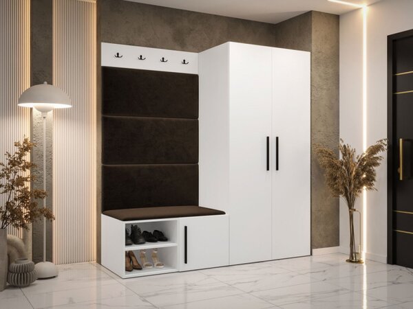 Předsíňová sestava Hekurt I, Barva: kašmír, Barva látek:: Manila 04 5903211431845