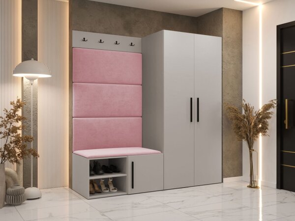 Předsíňová sestava Hekurt I, Barva: kašmír, Barva látek:: Manila 04 5903211431845