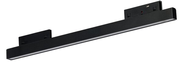 Kolejnicové svítidlo Delta Saga Super Slim černé 10 W – Černá