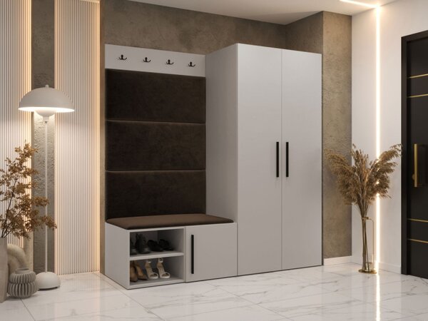 Předsíňová sestava Hekurt I, Barva: kašmír, Barva látek:: Manila 04 5903211431845
