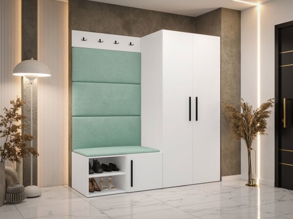 Předsíňová sestava Hekurt I, Barva: kašmír, Barva látek:: Manila 04 5903211431845