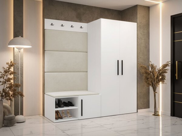 Předsíňová sestava Hekurt I, Barva: kašmír, Barva látek:: Manila 04 5903211431845