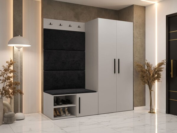 Předsíňová sestava Hekurt I, Barva: kašmír, Barva látek:: Manila 04 5903211431845