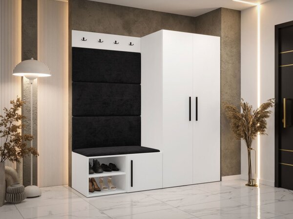 Předsíňová sestava Hekurt I, Barva: kašmír, Barva látek:: Manila 04 5903211431845