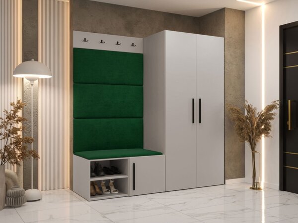 Předsíňová sestava Hekurt I, Barva: kašmír, Barva látek:: Manila 04 5903211431845