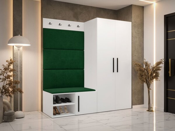 Předsíňová sestava Hekurt I, Barva: kašmír, Barva látek:: Manila 04 5903211431845