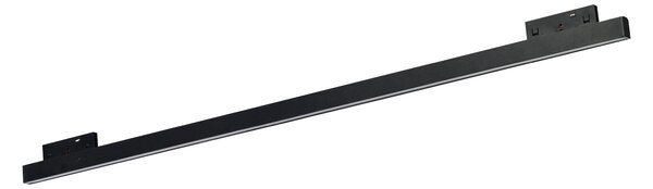 Kolejnicové svítidlo Delta Saga Super Slim černé 20 W – Černá