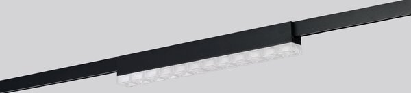 Kolejnicové svítidlo Delta Temida Super Slim černé 12 W – Černá