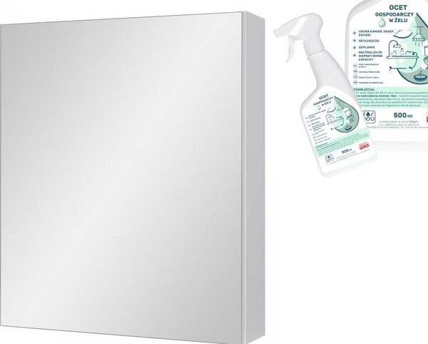 Zrcadlová skříňka 50 cm IDA AM-MSL-503-07 Domácí octový gel
