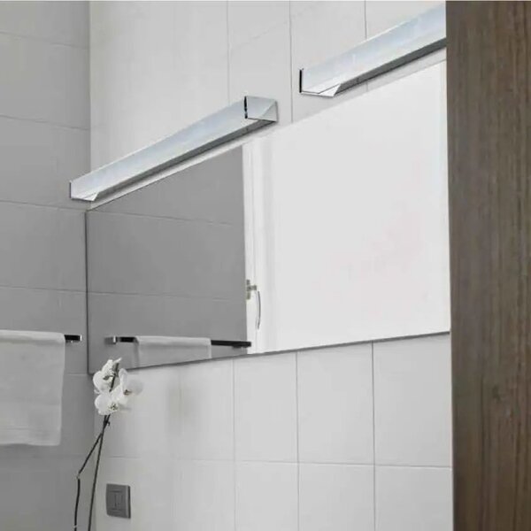 LED nástěnné svítidlo Peter 120 3000 chrom – Šedá