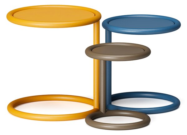 Infiniti designové odkládací stolky Rim (Ø39 cm)