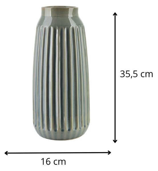 Mondex Váza Arina 35,5 cm modrá