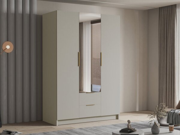 Šatní skříň Cumair II 150, Barva: dub cremona / dub cremona + černá 5903211451362