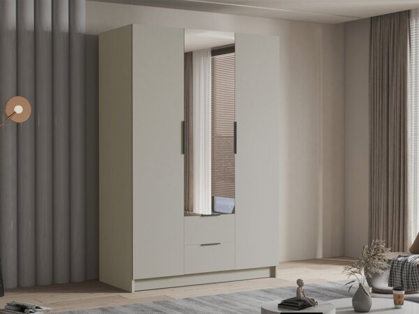 Šatní skříň Cumair II 150, Barva: dub cremona / dub cremona + černá 5903211451362