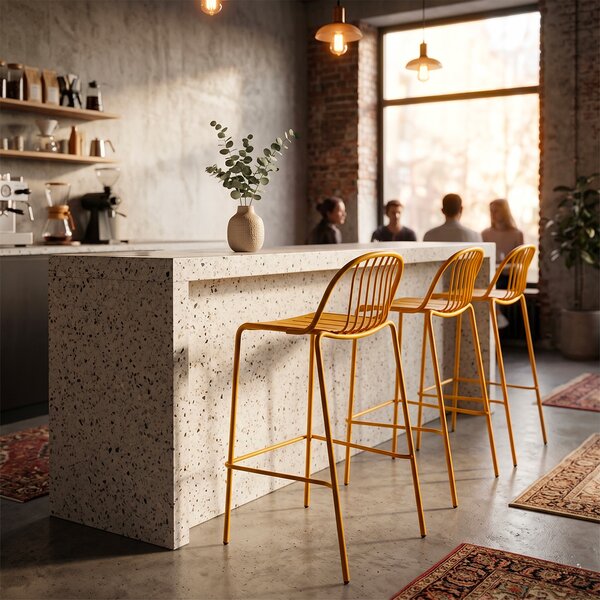 Infiniti designové barové židle Diane Kitchen Stool (výška sedáku 66.5 cm)