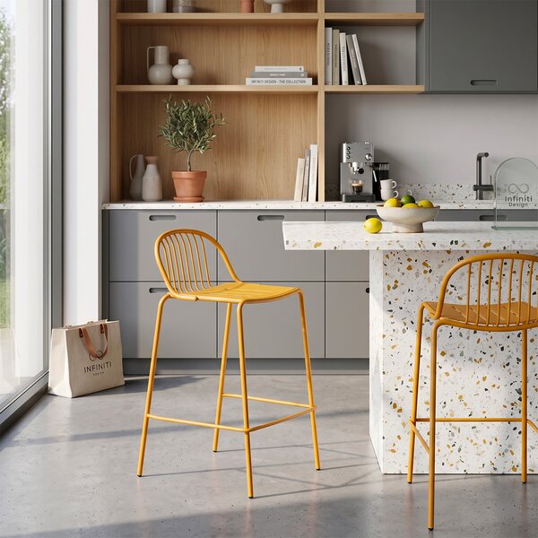 Infiniti designové barové židle Diane Kitchen Stool (výška sedáku 66.5 cm)