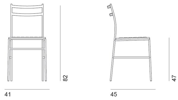 Desalto designové jídelní židle Ultralight