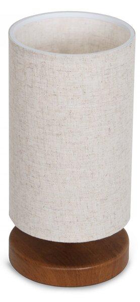 Opviq Stolní lampa Baras krémová/hnědá
