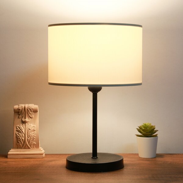 Opviq Stolní lampa Barabas krémová/černá