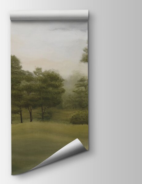Fototapeta Krajina se stromy a trávou, Přírodní fototapety, Populární fototapety, w02193 - Tapeko.co.cz