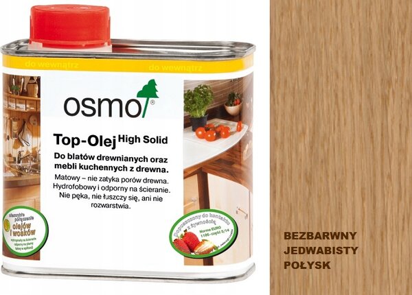 Olej na kuchyňské desky OSMO Top-Olej 3028 bezbarvý lesk 0,5L