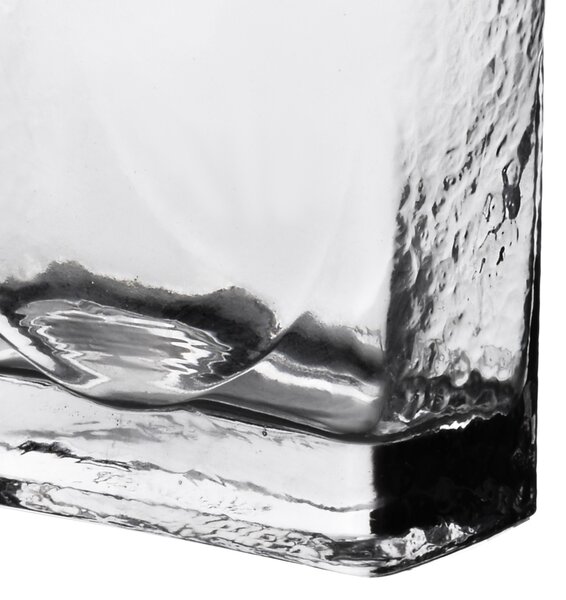 Mondex Váza Serenite 13x7x27,5 cm čirá