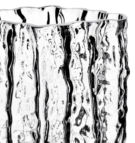 Mondex Váza Serenite 15x9,5x21 cm čirá