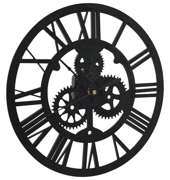 Nástěnné hodiny černé 30 cm akrylové 325168