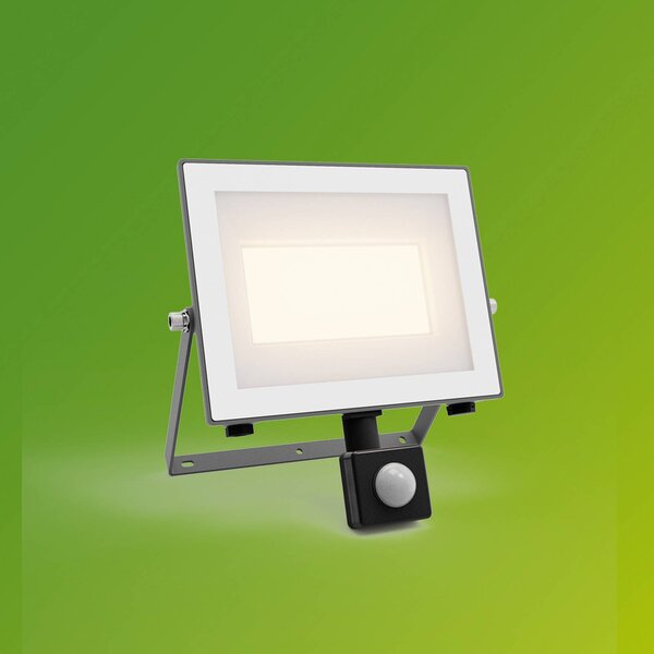 Philips LED venkovní bodové osvětlení Lois UE Sensor, 24 W, 3 000 K IP65, Černá, Hliník
