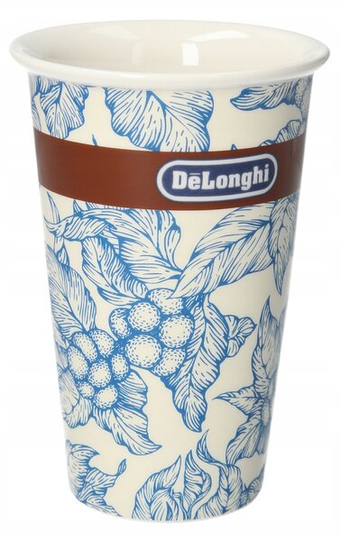 De'Longhi Skleničky na cappuccino set 2 ks 0,19 l blue flower