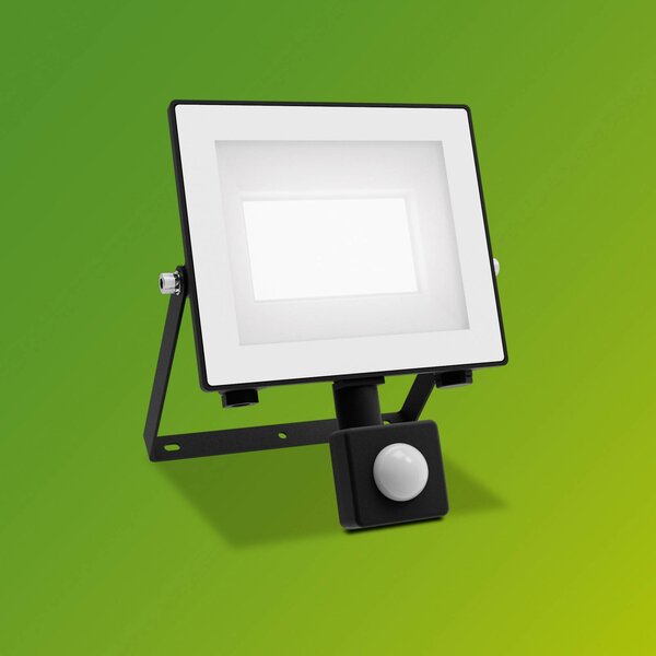 Philips LED venkovní bodové osvětlení Lois UE Sensor, 14 W, 5 000 K IP65, Černá, Hliník