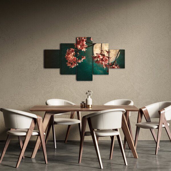 Obraz - Sakura v úplňku (125x70 cm)