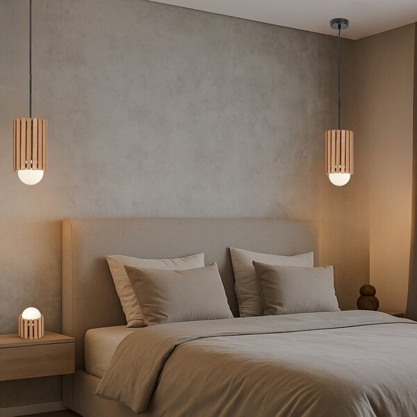 Rabalux NOXELLE stolní dřevěná lampa 74420