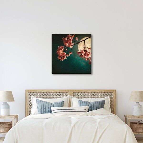 Obraz - Sakura v úplňku (30x30 cm)