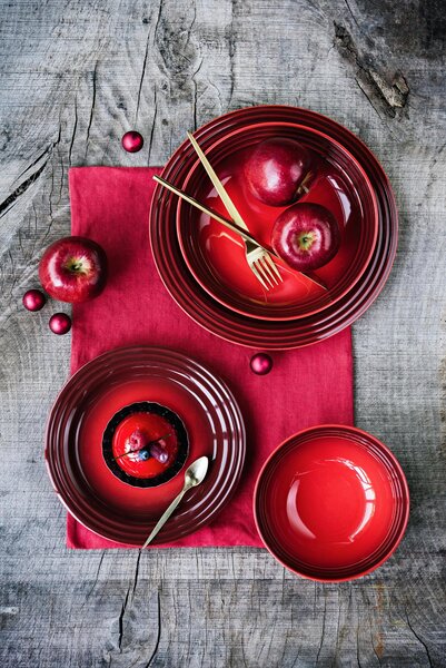 Le Creuset 70202270607080 Jídelní talíř 27 cm višňový
